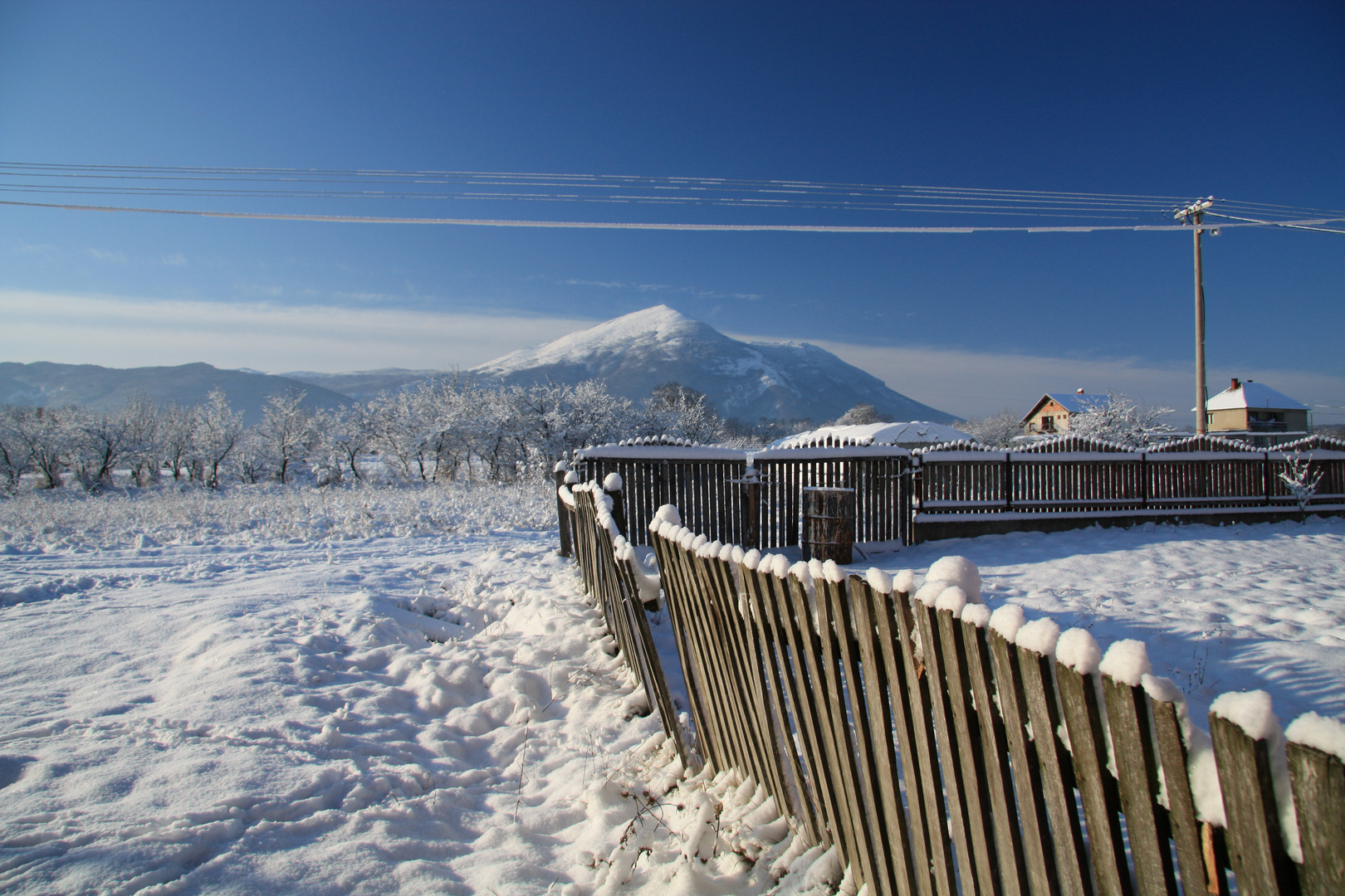 Winter in Serbien