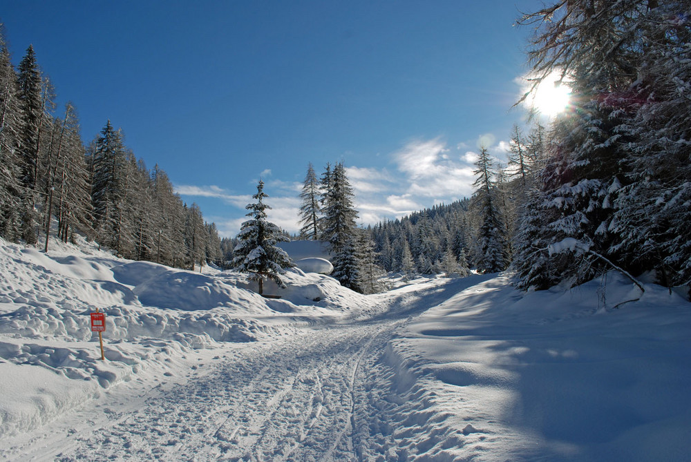 Winter in Sexten, Südtirol