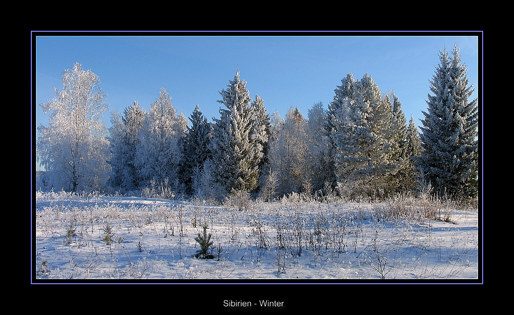 Winter in Sibirien