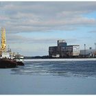 Winter in Stettin harbour