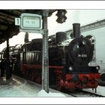 Winter in Thüringen natürlich mit Dampf im Jahr 1981 Saalfeld _ Teil 1