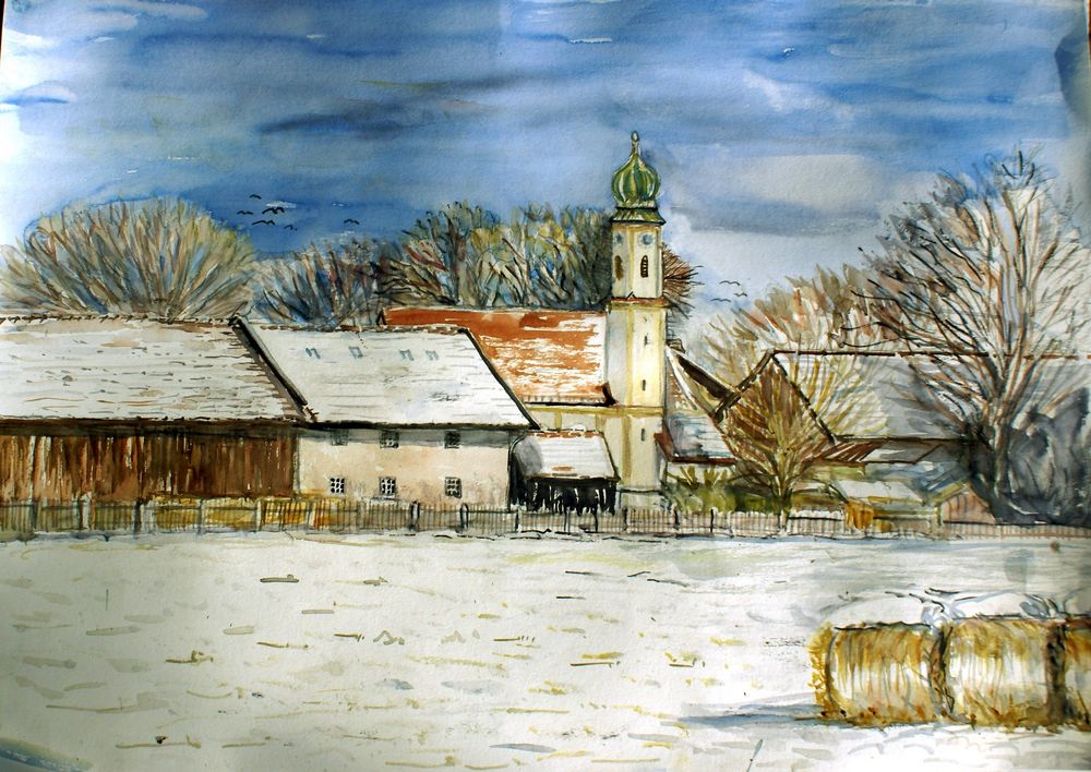 Winter in Unterbiberg