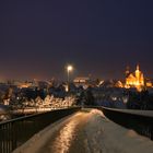 Winter in Walldürn bei Nacht