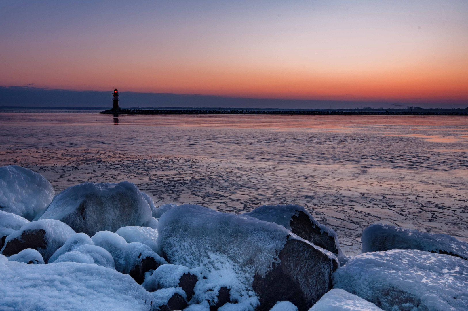 Winter in Warnemünde