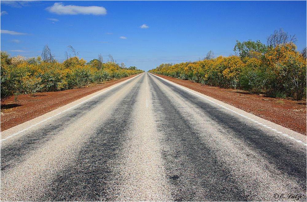 Winter in West Australia **the Derby Road