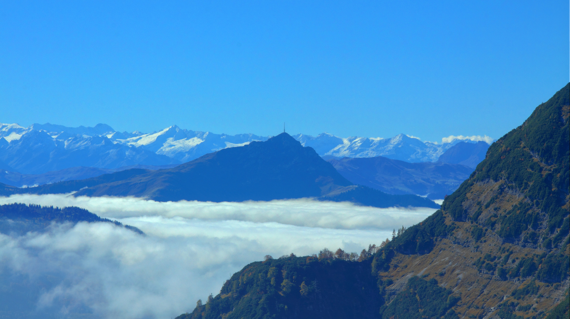 Winter ist nur in den hohen Tauern.