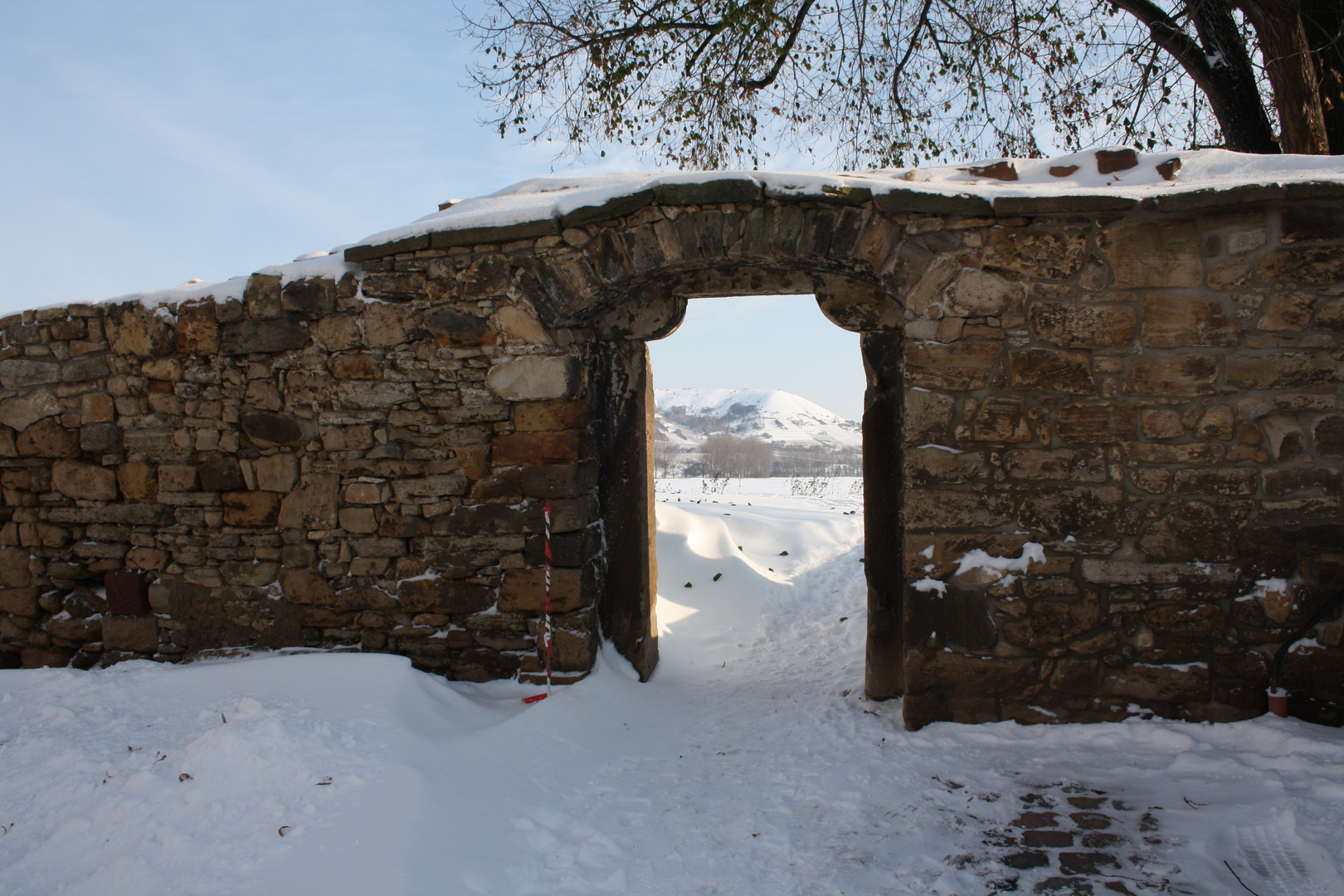 Winter kommt hereingeschneit