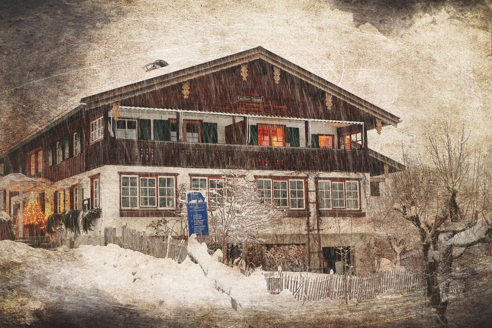 winter : landhaus