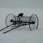 WINTER LANDSCAPE WITH PLOUGH