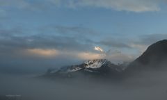 Winter Landschaft in den Dolomiten