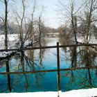 Winter Landschaft Januar 2017 - Fluss Brenz