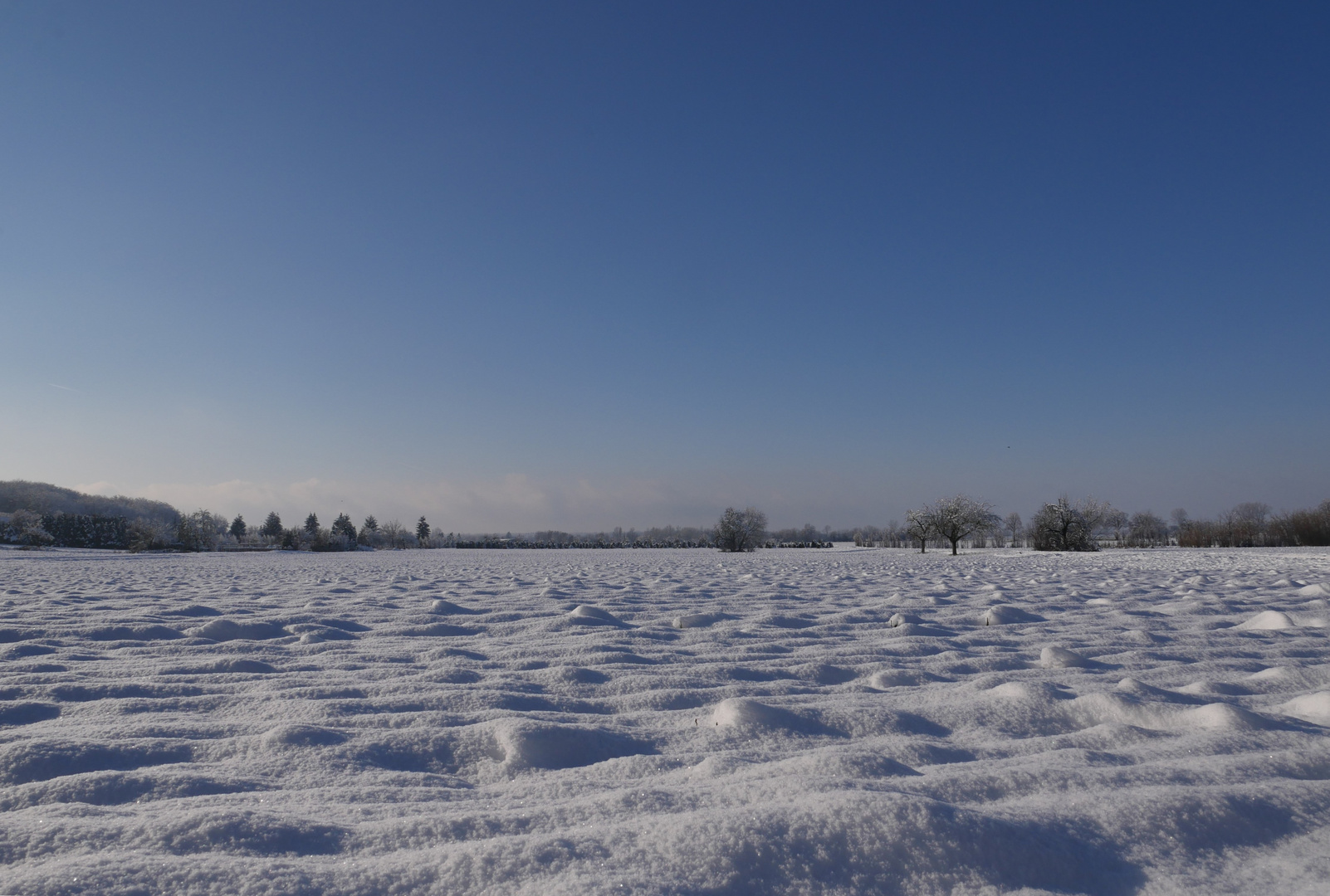 Winter-Landschaft oder Schnee-Meer?