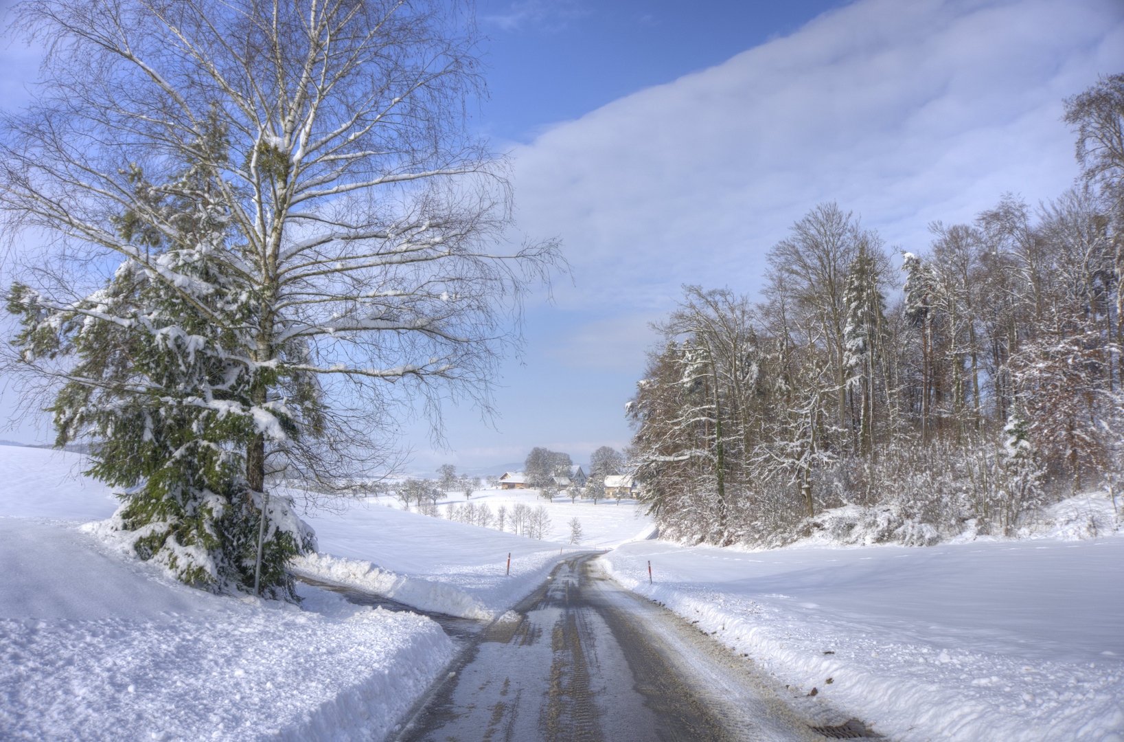 Winter-Märchenlandschaft