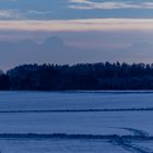 Winter mit Bergblick