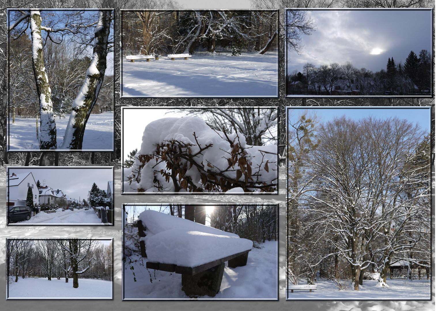 Winter mitten in der Großstadt