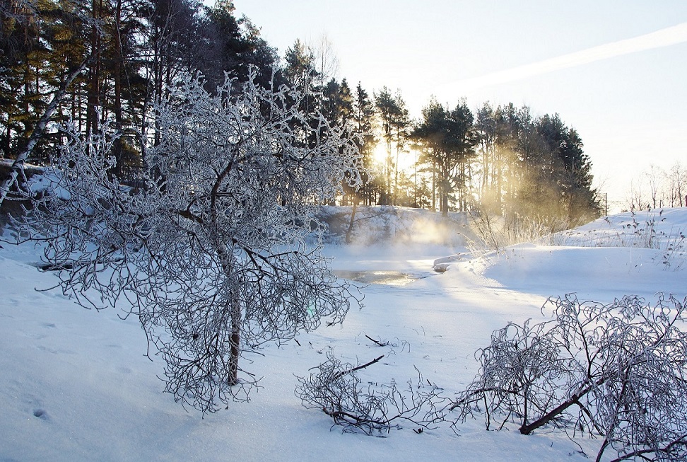 Winter Monat März