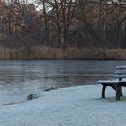 Winter Morgen im Kurpark