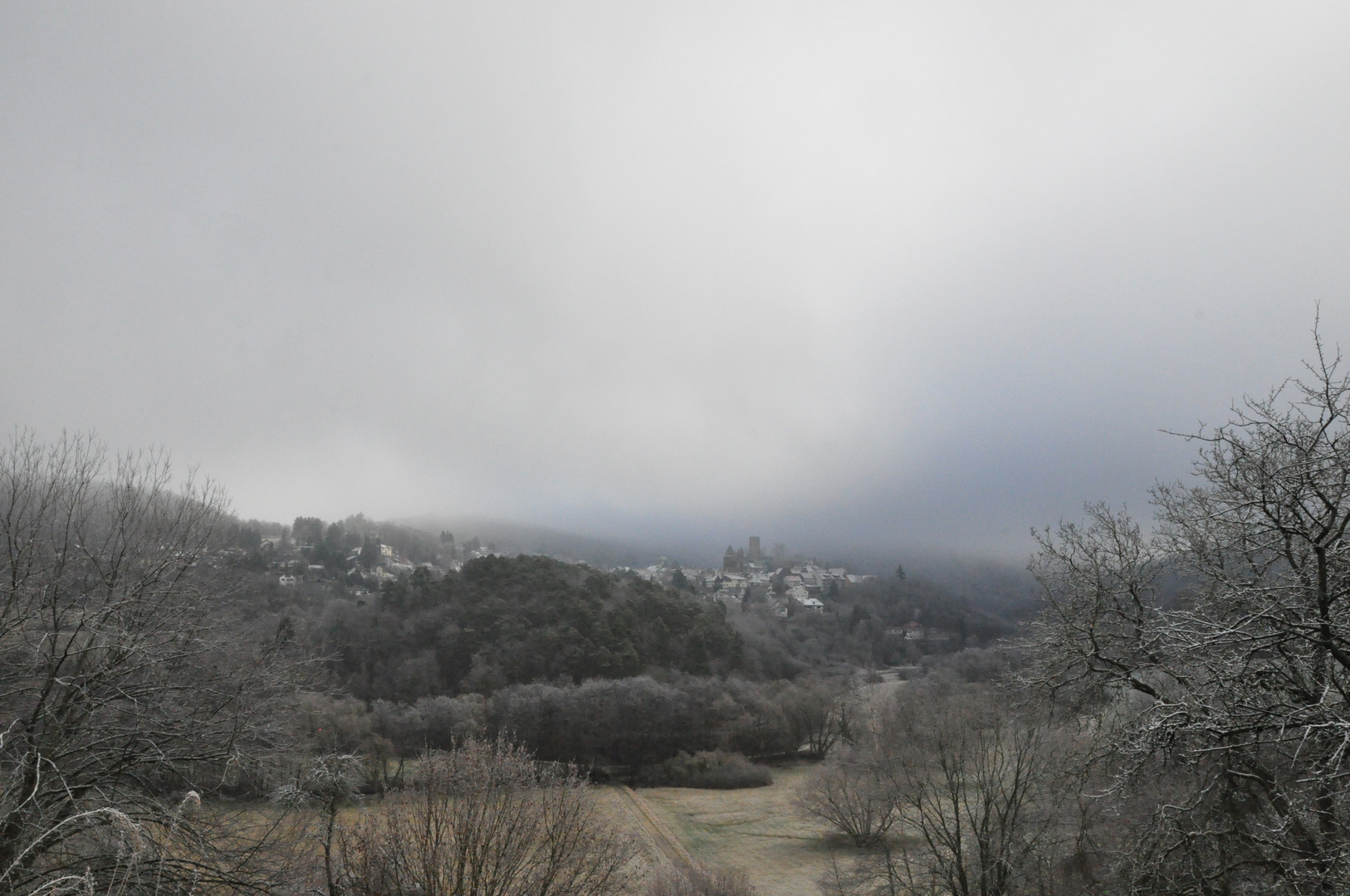 Winter-Nebel-Landschaft: 1