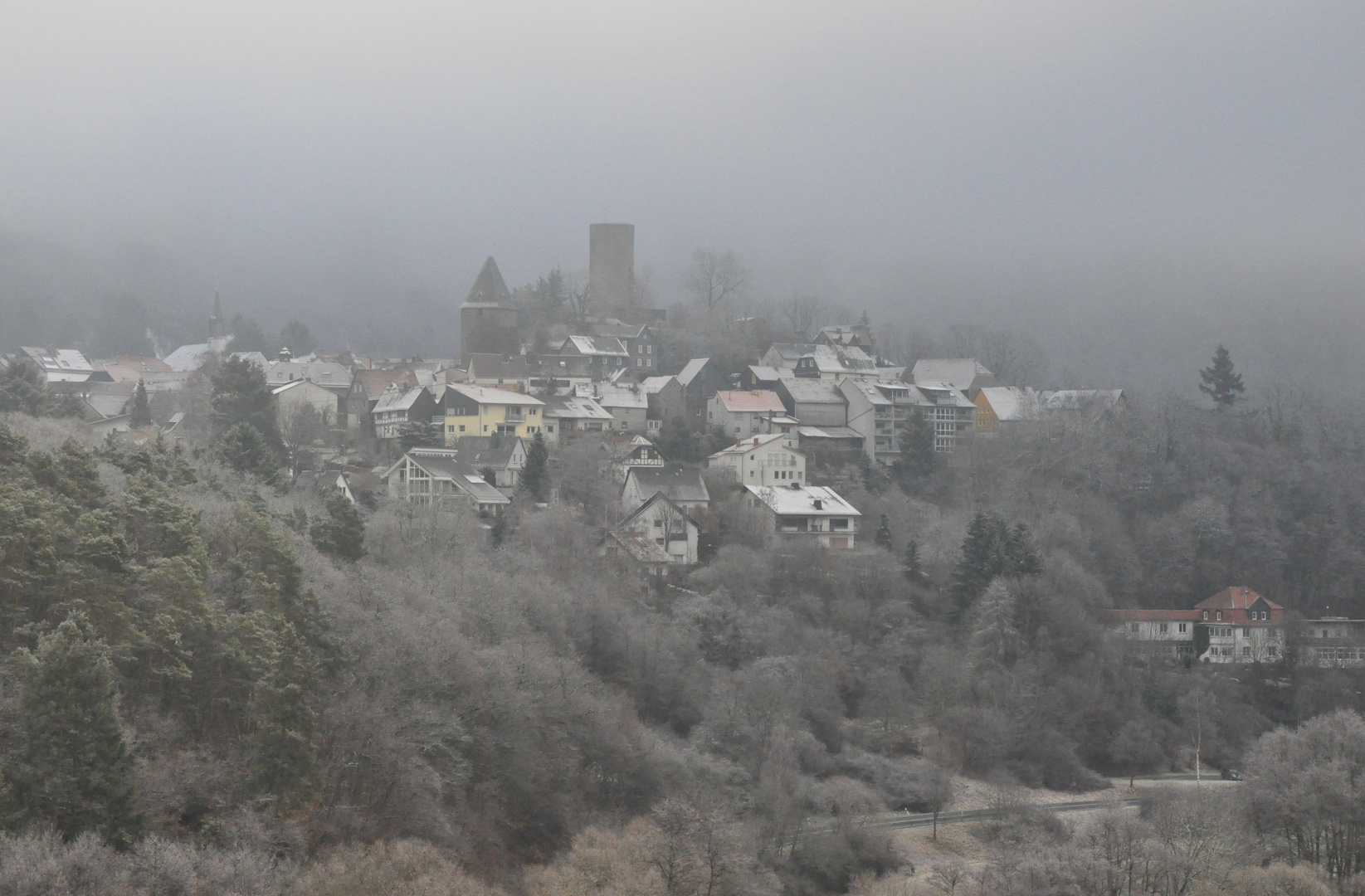 Winter-Nebel-Landschaft: 3