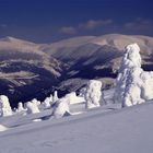 Winter on mountains