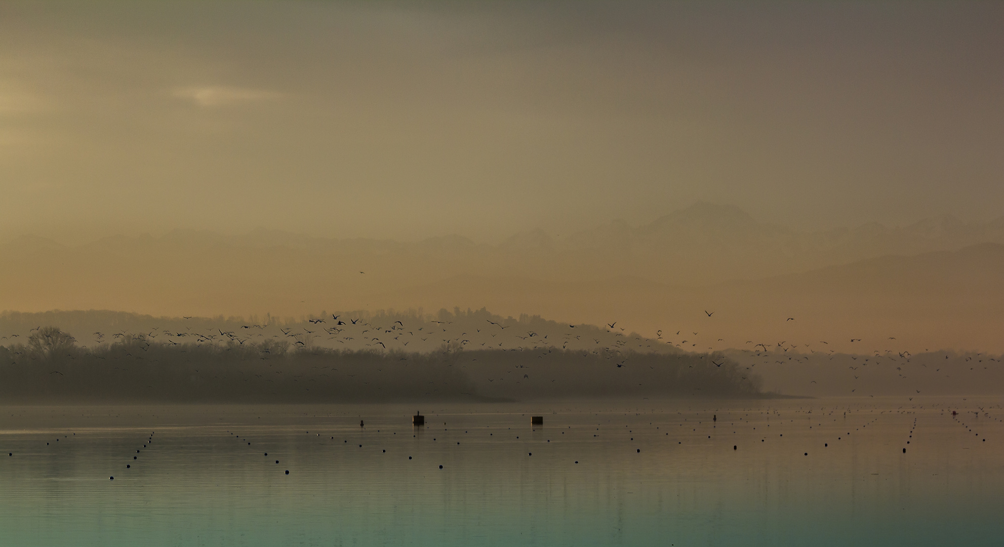 Winter on the lake ...