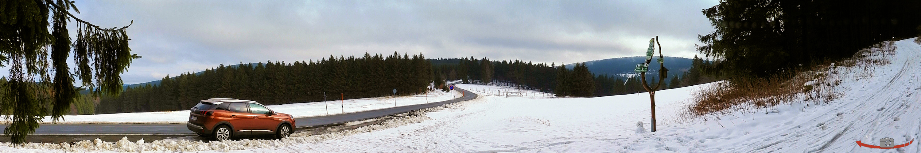 Winter-Panorama am Rennsteig