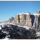 Winter-Panorama Val-Gardena