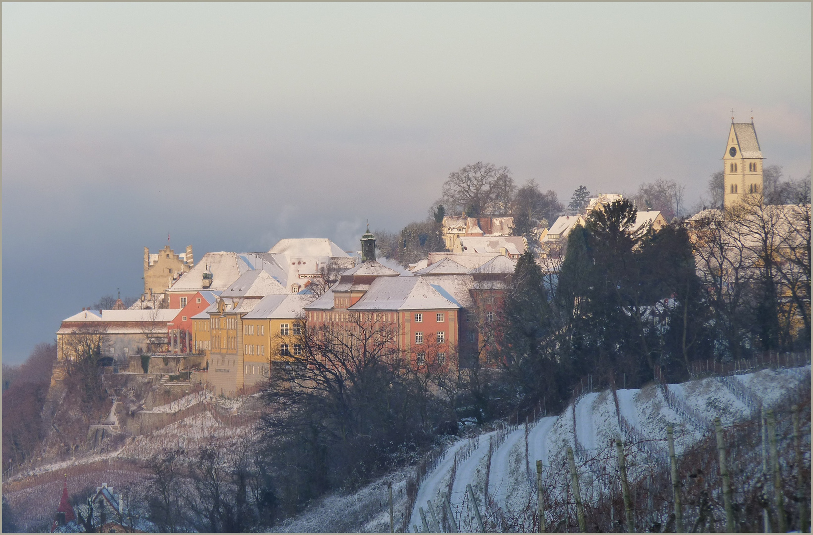 Winter-Postkarten-Ansicht