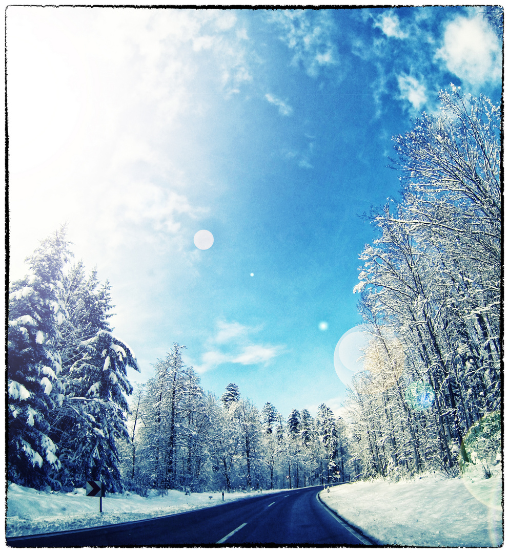 winter road