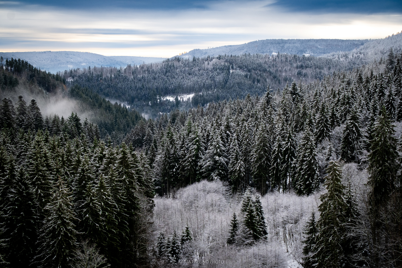 Winter Schwarzenbachtalsperre
