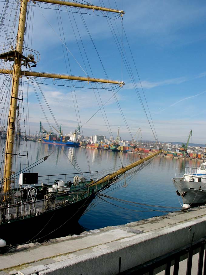 Winter sea, Varna, Bulgaria