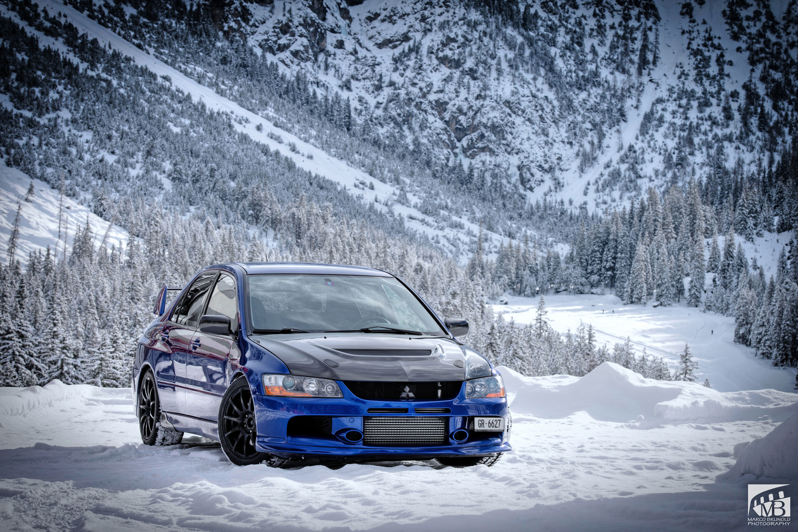 Winter shooting Mitsubishi Evo IX 2022