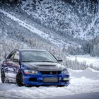 Winter shooting Mitsubishi Evo IX 2022