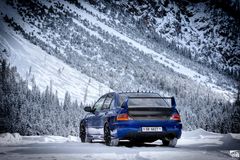 Winter-shooting Mitsubishi Evo IX 2022