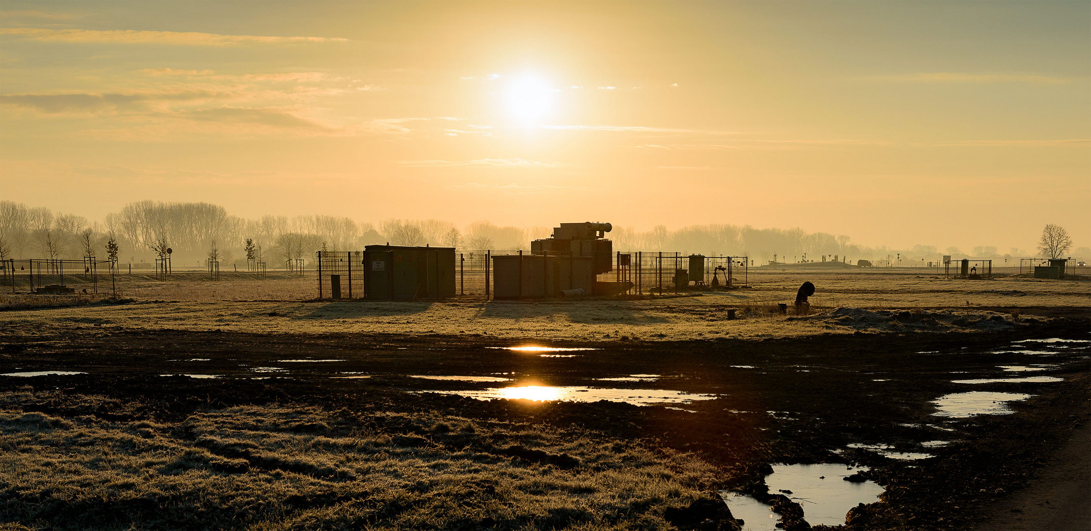 Winter-Sonnen-Aufgang