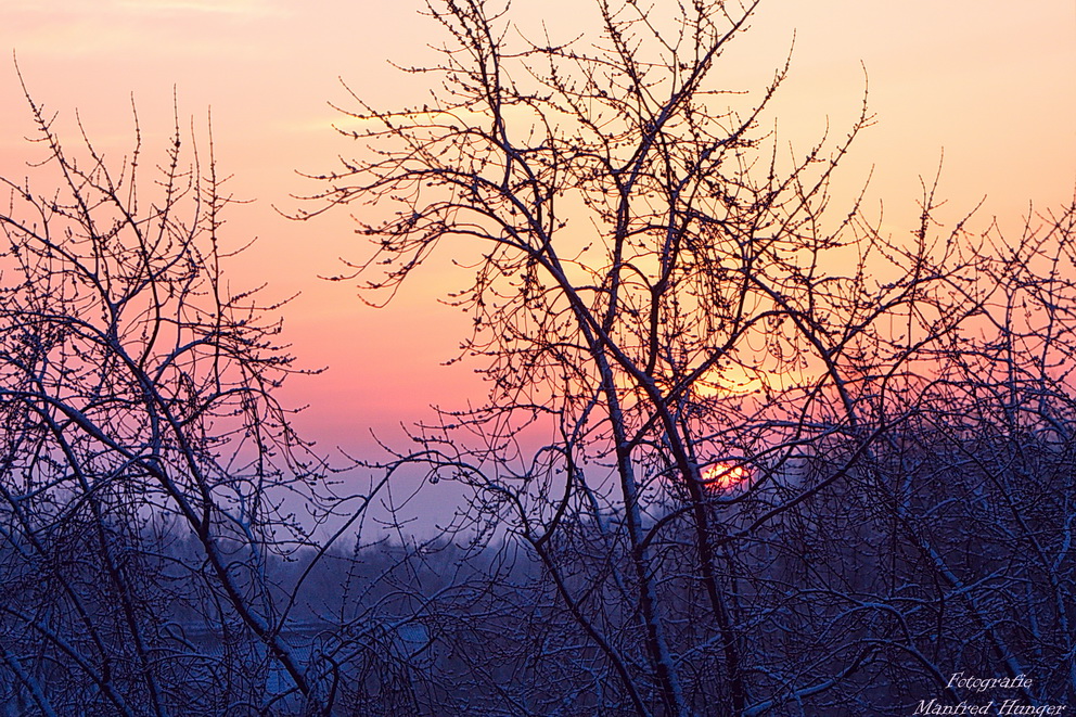 Winter-Sonnenaufgang 