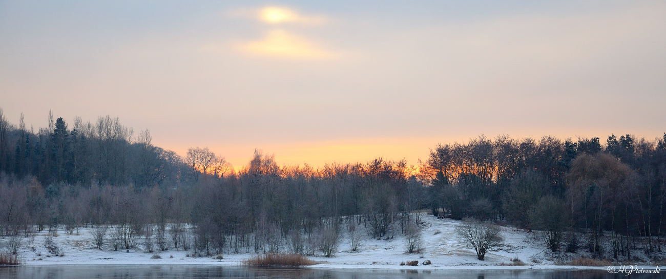 Winter – Sonnenaufgang am O – See