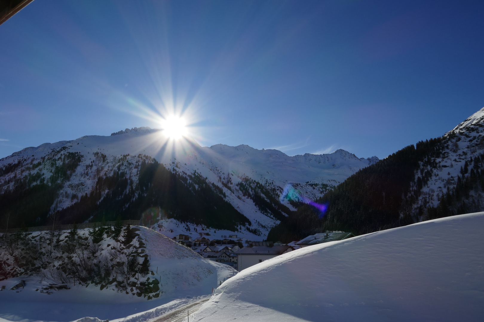 Winter-Sonnenaufgang