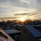 Winter Sonnenaufgang in KIrchheim 03