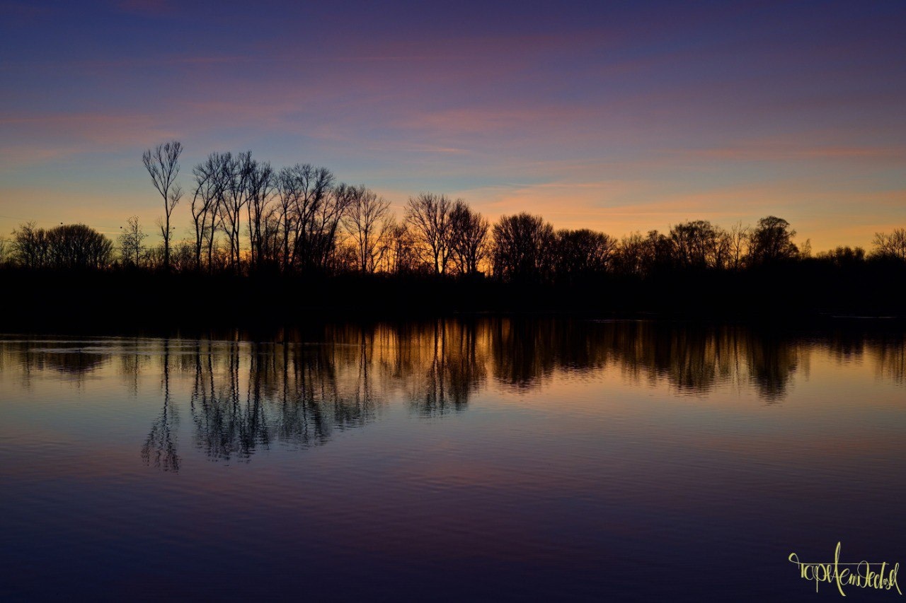 Winter Sonnenuntergang 