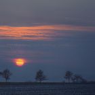 Winter-Sonnenuntergang