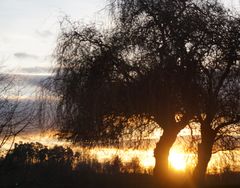 Winter Sonnenuntergang 