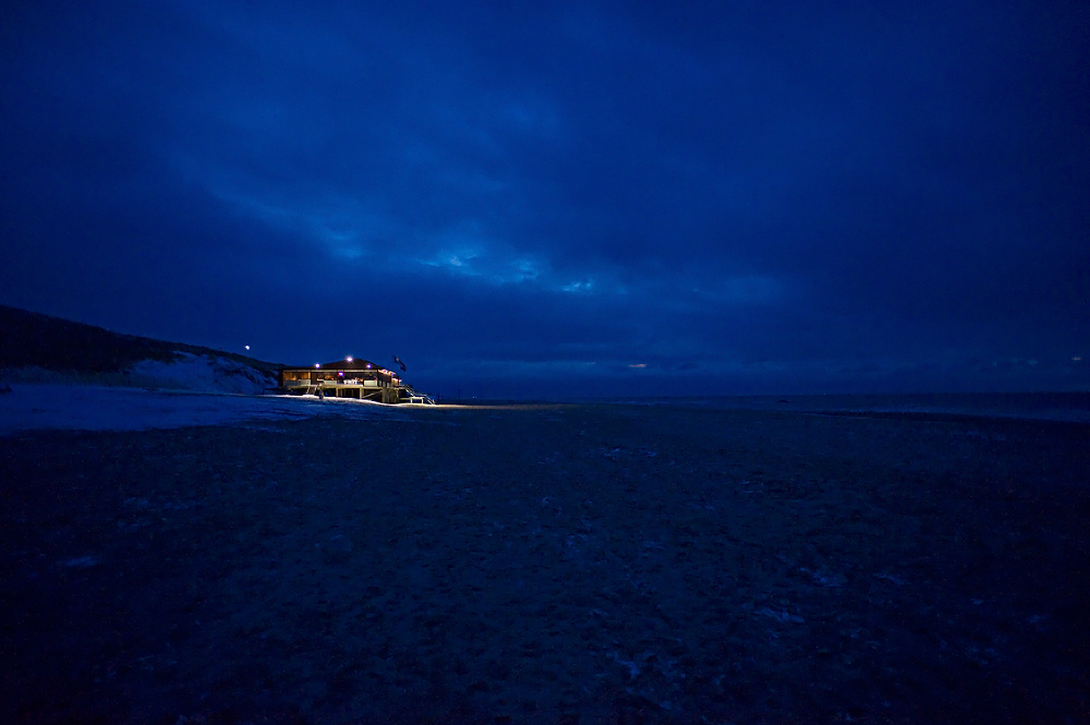 Winter - Strand - Nacht