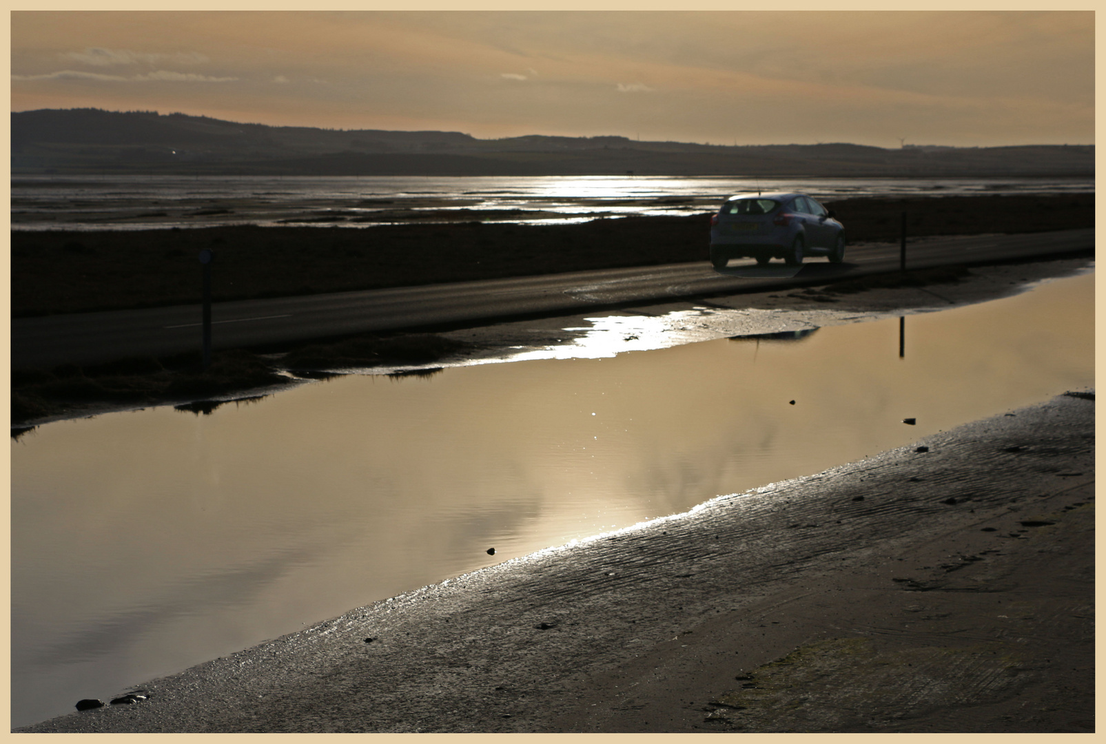 winter sun on holy island 3