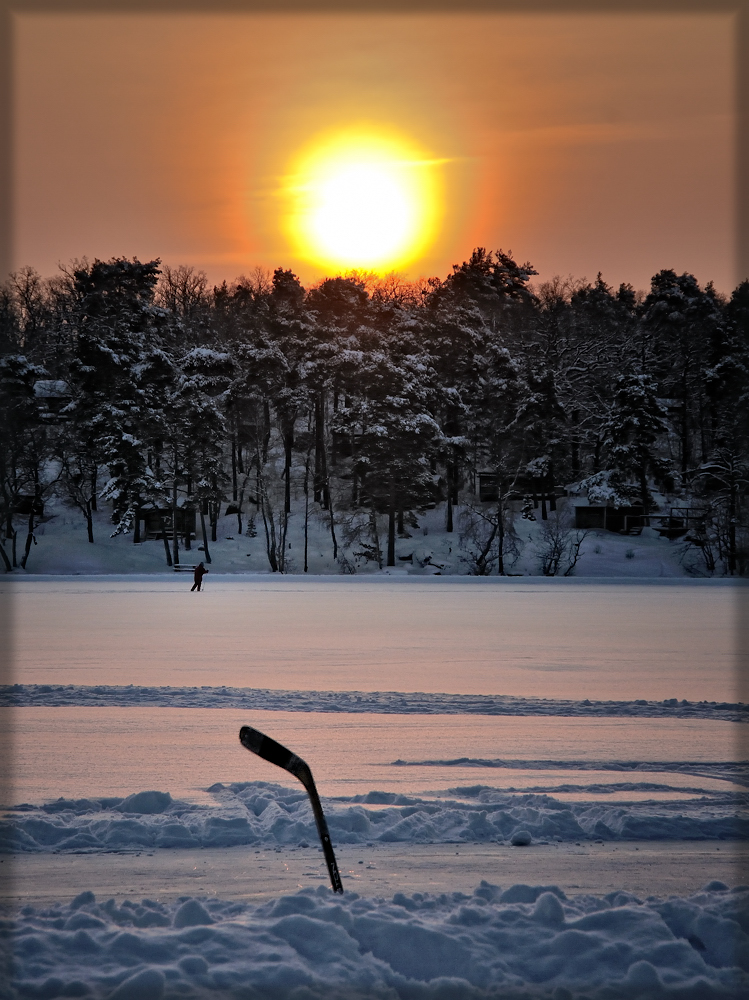 Winter Sunday afternoon