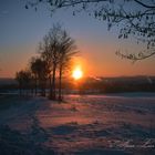 Winter sunset