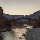 Winter sunset at the Devil's Bridge