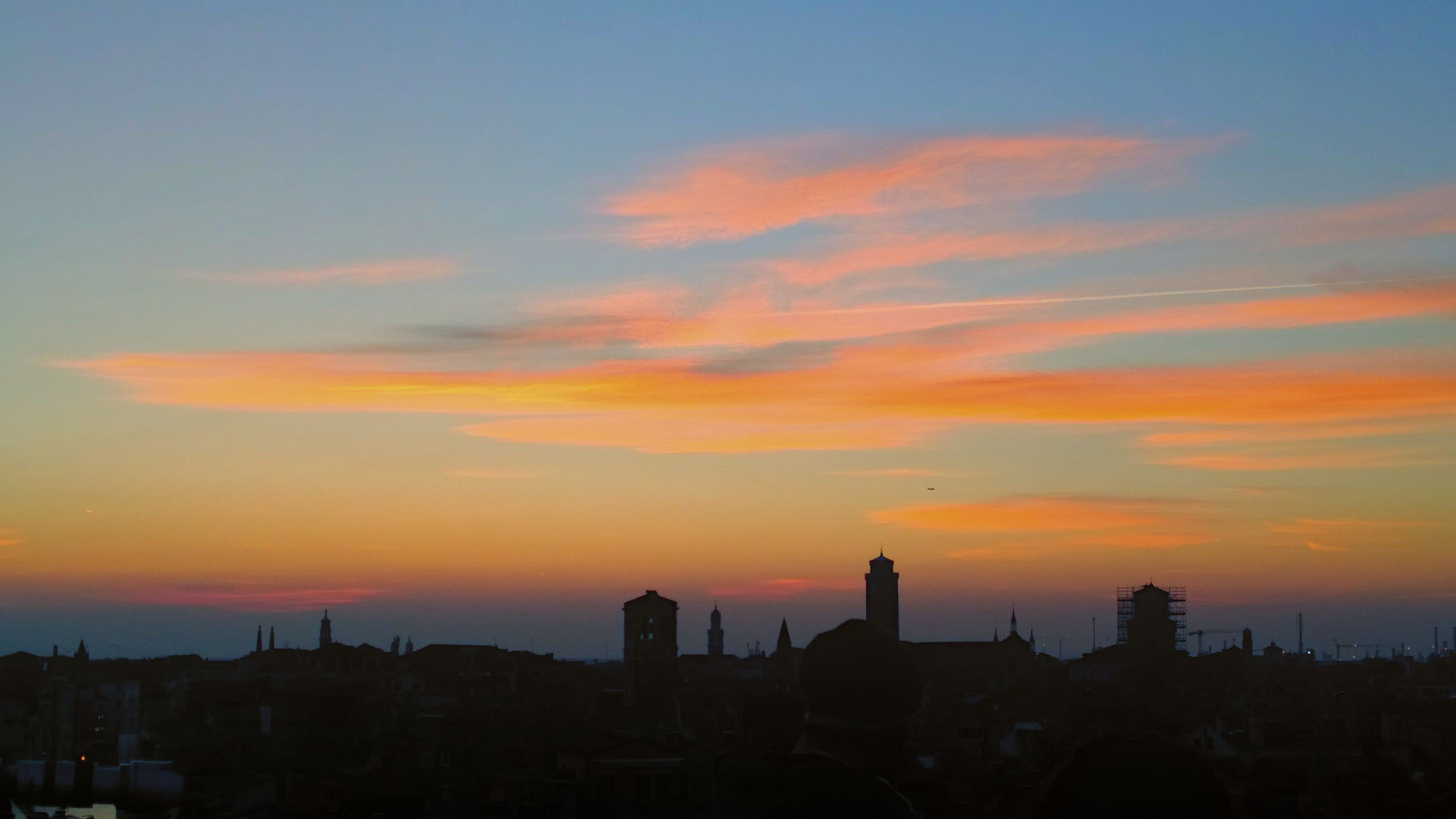 Winter Sunset in Venice