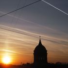 Winter Sunset over Saint-Petersburg