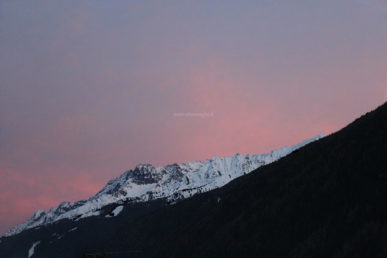 Winter Sunset (Valcamonica)